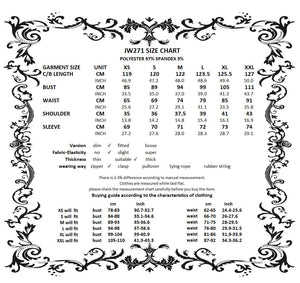 Gothic Hollow Pattern Sheer Tailcoat JW271