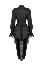 Load image into Gallery viewer, Gothic Hollow Pattern Sheer Tailcoat JW271