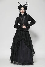Load image into Gallery viewer, Gothic Hollow Pattern Sheer Tailcoat JW271