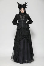 Load image into Gallery viewer, Gothic Hollow Pattern Sheer Tailcoat JW271