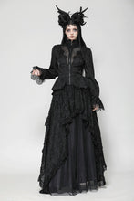 Load image into Gallery viewer, Gothic Hollow Pattern Sheer Tailcoat JW271
