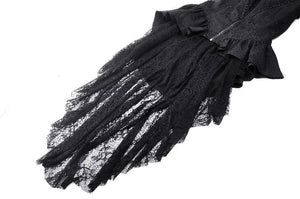 Gothic Hollow Pattern Sheer Tailcoat JW271