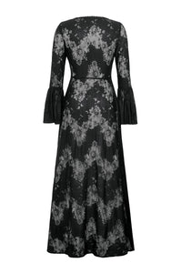 Gothic Lace Trimmed Elegant Long Robe JW274