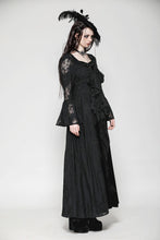 Load image into Gallery viewer, Gothic Lace Trimmed Elegant Long Robe JW274