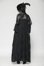 Load image into Gallery viewer, Gothic Lace Trimmed Elegant Long Robe JW274