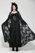 Load image into Gallery viewer, Gothic Lace Trimmed Elegant Long Robe JW274