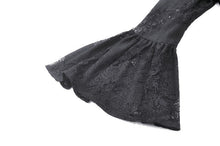 Load image into Gallery viewer, Gothic Lace Trimmed Elegant Long Robe JW274