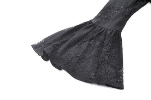 Gothic Lace Trimmed Elegant Long Robe JW274