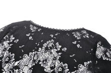 Load image into Gallery viewer, Gothic Lace Trimmed Elegant Long Robe JW274