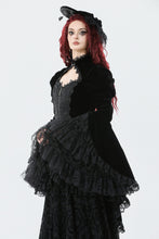 Load image into Gallery viewer, Thorn Oath Gothic Tiered Hem High Low Jacket JW288