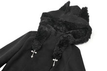 Load image into Gallery viewer, Cute Cat Ear Fuzzy Hoodie Coat JW291
