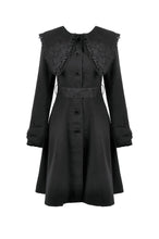 Load image into Gallery viewer, Gothic Bowknot Embroidered Warm Coat JW292