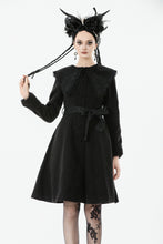 Load image into Gallery viewer, Gothic Bowknot Embroidered Warm Coat JW292