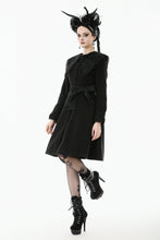 Load image into Gallery viewer, Gothic Bowknot Embroidered Warm Coat JW292