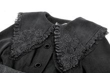 Load image into Gallery viewer, Gothic Bowknot Embroidered Warm Coat JW292