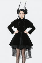 Load image into Gallery viewer, Gothic Bat-Winged Witch Velvet Coat JW293