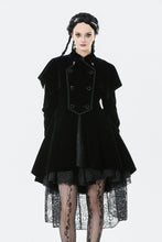 Load image into Gallery viewer, Gothic Bat-Winged Witch Velvet Coat JW293