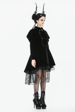 Load image into Gallery viewer, Gothic Bat-Winged Witch Velvet Coat JW293