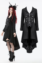 Load image into Gallery viewer, Gothic PU Leather Trench Coat JW295