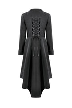 Load image into Gallery viewer, Gothic PU Leather Trench Coat JW295