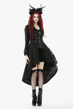 Load image into Gallery viewer, Gothic PU Leather Trench Coat JW295