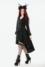 Load image into Gallery viewer, Gothic PU Leather Trench Coat JW295