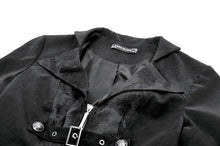 Load image into Gallery viewer, Gothic PU Leather Trench Coat JW295