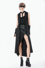 Load image into Gallery viewer, Punk Sleeveless Long Fitted Coat JW300 - Gothlolibeauty