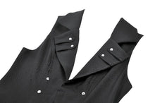 Load image into Gallery viewer, Punk Sleeveless Long Fitted Coat JW300 - Gothlolibeauty