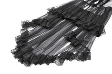 Load image into Gallery viewer, Gothic Retro Sheer Lace Patchwork Deep-V Flare Sleeve Duster JW301