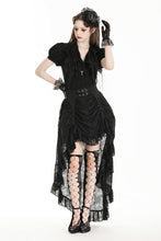 Load image into Gallery viewer, Gothic princess black lace hi-low skirt KW343