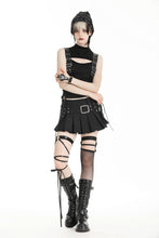 Load image into Gallery viewer, Black spicy girl low-waist ultra-short skirt KW363