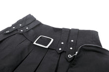 Load image into Gallery viewer, Black spicy girl low-waist ultra-short skirt KW363
