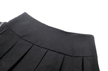 Load image into Gallery viewer, Black spicy girl low-waist ultra-short skirt KW363