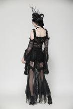 Load image into Gallery viewer, Gothic Lace and Mesh Mermaid Skirt KW365