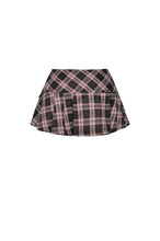 Load image into Gallery viewer, Punk Pink Plaid Mini Skirt KW374