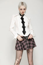Load image into Gallery viewer, Punk Pink Plaid Mini Skirt KW374