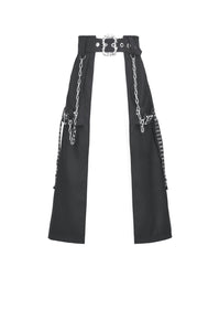 Rebel Gear Punk Chain Skirt KW388
