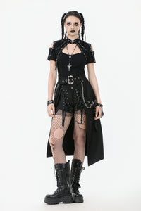 Rebel Gear Punk Chain Skirt KW388