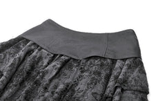 Load image into Gallery viewer, Shattered Butterfly Punk Skirt with Leather Lace-Up  KW391