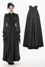 Load image into Gallery viewer, Gothic Nun Pleated Maxi Skirt KW395