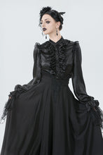 Load image into Gallery viewer, Gothic Nun Pleated Maxi Skirt KW395