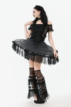 Load image into Gallery viewer, Ballet-Inspired Lace Petticoat with Layered Boning and Bow Details KW399