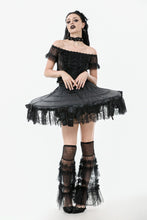 Load image into Gallery viewer, Ballet-Inspired Lace Petticoat with Layered Boning and Bow Details KW399