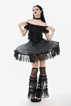 Load image into Gallery viewer, Ballet-Inspired Lace Petticoat with Layered Boning and Bow Details KW399