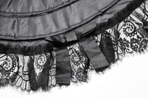 Ballet-Inspired Lace Petticoat with Layered Boning and Bow Details KW399