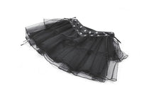 Load image into Gallery viewer, Punk Mesh-Layered Skirt with D-Ring Ties Waist KW401