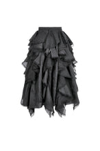 Load image into Gallery viewer, Chic Layered Fluffy Chiffon &amp; Lace Skirt with Adjustable Waist KW404
