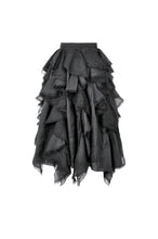 Load image into Gallery viewer, Chic Layered Fluffy Chiffon &amp; Lace Skirt with Adjustable Waist KW404