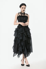Load image into Gallery viewer, Chic Layered Fluffy Chiffon &amp; Lace Skirt with Adjustable Waist KW404